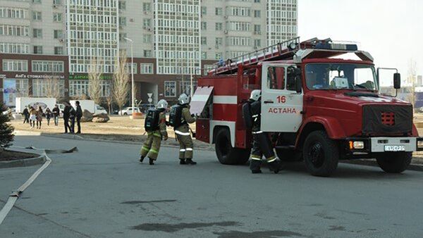 В ТРЦ Керуен проведены пожарно - тактические учения - Sputnik Казахстан