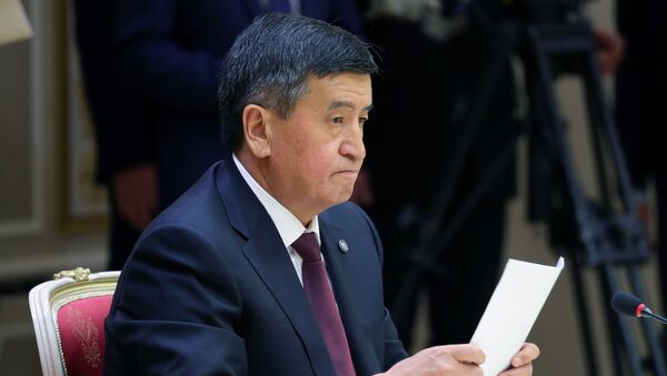 Президент Кыргызстана Сооронбай Жээнбеков - Sputnik Қазақстан