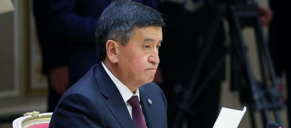 Президент Кыргызстана Сооронбай Жээнбеков - Sputnik Казахстан