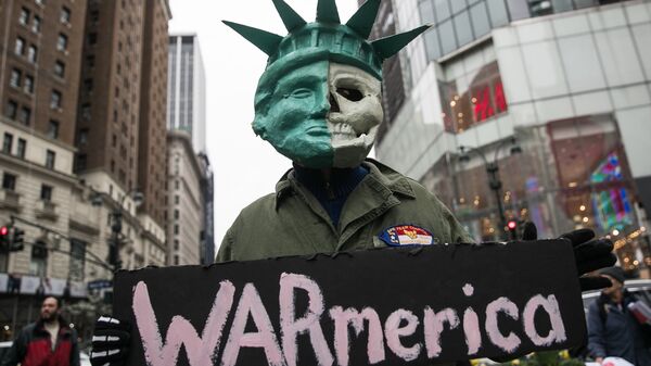 Акция протеста в США, архивное фото - Sputnik Казахстан