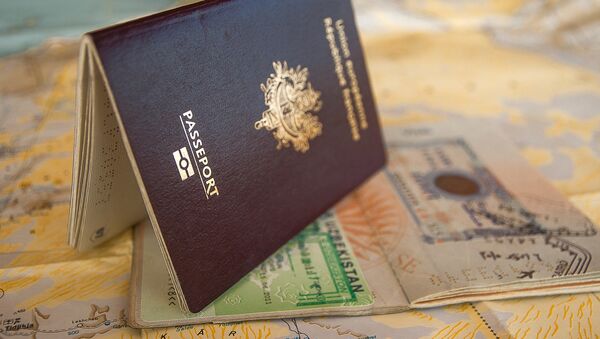 Виза, паспорт, иллюстративное фото - Sputnik Казахстан