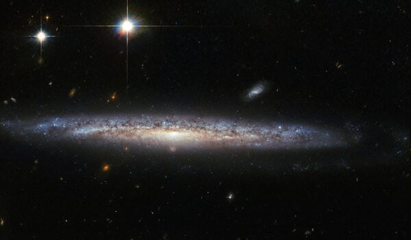 Спиральная галактика NGC 5714, расположенная в созвездии Волопас - Sputnik Казахстан