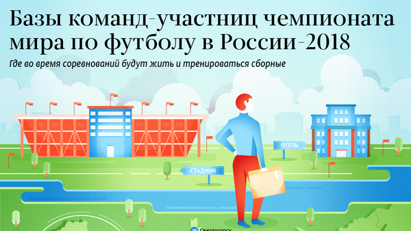 Базы команд-участниц чемпионата мира по футболу - Sputnik Казахстан