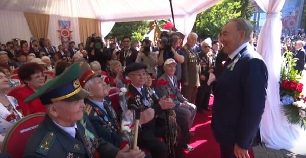 Из стали сделанные: Назарбаев восхитился ветеранами Из стали сделанные: Назарбаев восхитился ветеранами - Sputnik Казахстан