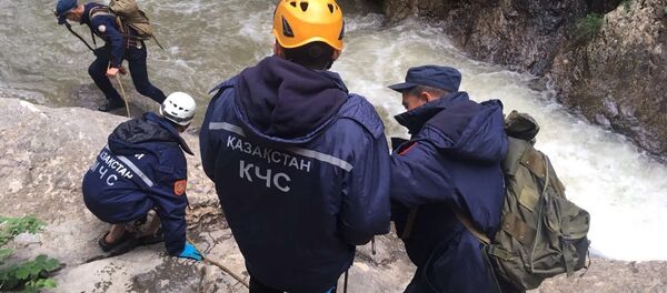 Спасательная операция в ущелье Южного Казахстана - Sputnik Казахстан