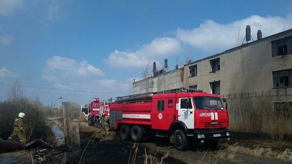 Пожар произошел на территории завода в Северном Казахстане - Sputnik Казахстан