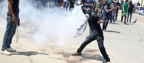 Протесты против переноса посольства США из Тель-Авива в Иерусалим Протесты против переноса посольства США из Тель-Авива в Иерусалим - Sputnik Казахстан