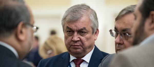 Спецпредставитель президента РФ по Сирии Александр Лаврентьев Спецпредставитель президента РФ по Сирии Александр Лаврентьев - Sputnik Казахстан