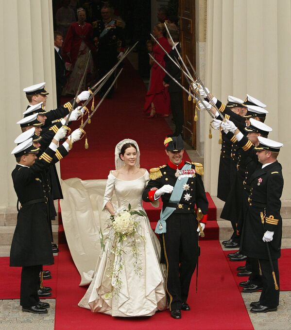 Датский наследный принц Фредерик и его жена принцесса Мэри Элизабет Дональдсон - Sputnik Казахстан