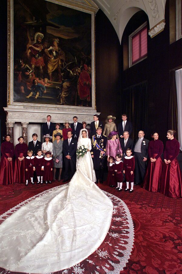 Голландский наследный принц Виллем-Александр и его невеста Максима - Sputnik Казахстан