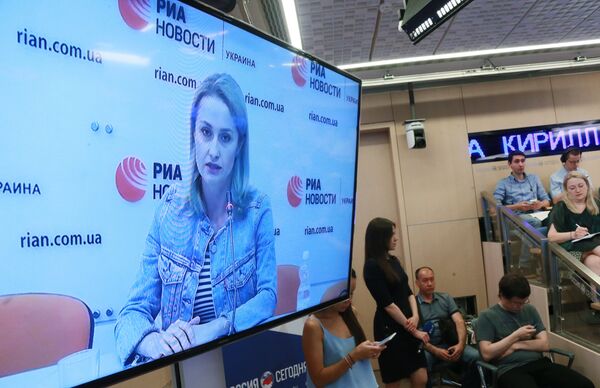 Пресс-конференция И. Вышинской Пресс-конференция И. Вышинской - Sputnik Казахстан