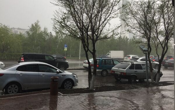 Сильный дождь в Астане - Sputnik Казахстан