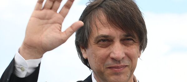 Режиссер Сергей Дворцевой на фотосессии фильма Айка Режиссер Сергей Дворцевой на фотосессии фильма Айка - Sputnik Казахстан