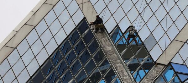 Восстановление последствий урагана в Астане - Sputnik Казахстан