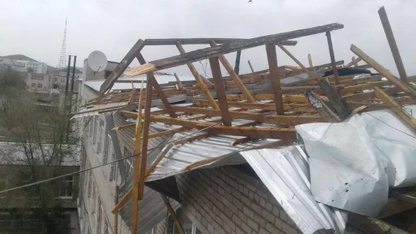 Последствия сильного урагана в Казахстане, архивное фото - Sputnik Казахстан