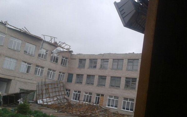 Последствия сильного урагана в Восточном Казахстане - Sputnik Казахстан