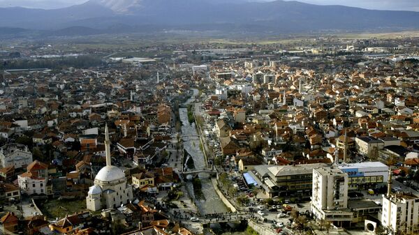 Город Призрен виден с вершины древней крепости, Косово, архивное фото - Sputnik Казахстан