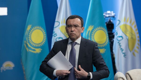 Первый заместитель председателя партии Нур Отан Маулен Ашимбаев - Sputnik Казахстан