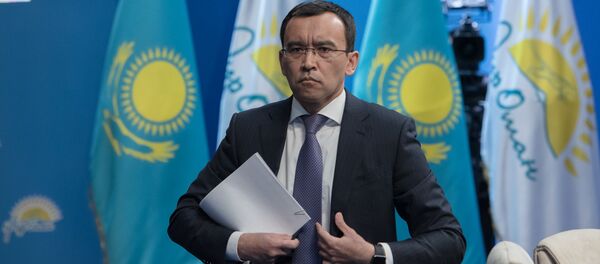 Первый заместитель председателя партии Нур Отан Маулен Ашимбаев Первый заместитель председателя партии Нур Отан Маулен Ашимбаев - Sputnik Казахстан