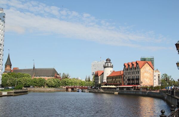 Вид на Кафедральный собор и Рыбную деревню - Sputnik Казахстан