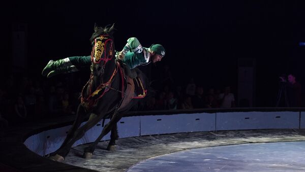 В Астане состоялась премьера театрально-циркового шоу Алпамыс - Sputnik Казахстан