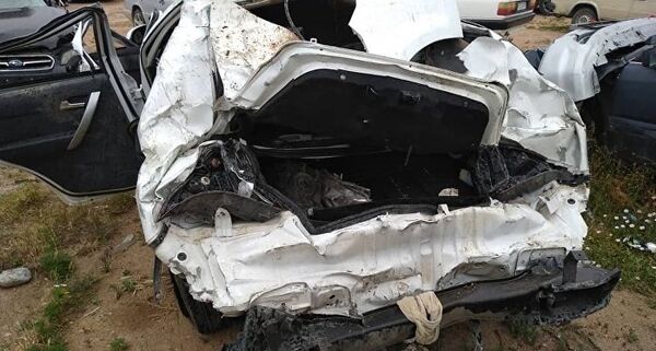 Автомобиль, на котором разбилась Сания Шакирова - Sputnik Казахстан