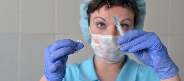 Медсестра в детской поликлинике, архивное фото - Sputnik Казахстан