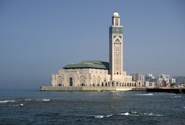 Великая мечеть Хасана II в Касабланке, Марокко - Sputnik Қазақстан
