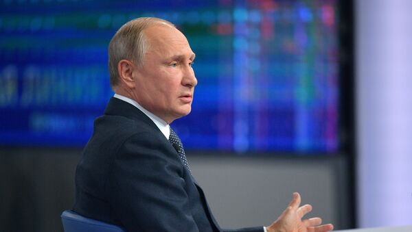 Прямая линия с президентом России Владимиром Путиным - Sputnik Казахстан