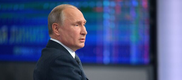 Прямая линия с президентом России Владимиром Путиным - Sputnik Казахстан