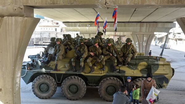 Российские военные в Сирии. Архивное фото - Sputnik Казахстан