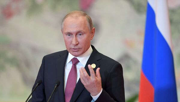 Президент РФ Владимир Путин на саммите ШОС в Китае - Sputnik Казахстан