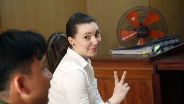 Мария Дапирка в ожидании оглашения приговора - Sputnik Казахстан