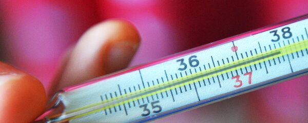 Ртутный градусник для измерения температуры, архивное фото Ртутный градусник для измерения температуры, архивное фото - Sputnik Казахстан