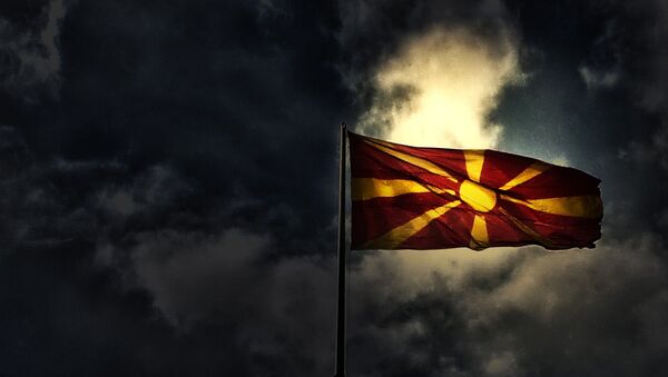 Флаг Македонии, иллюстративное фото - Sputnik Казахстан