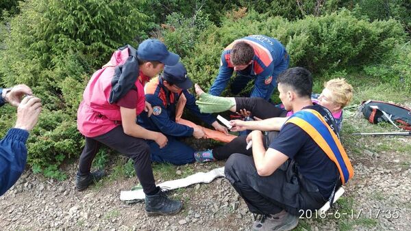Спасательная операция в горах - Sputnik Казахстан