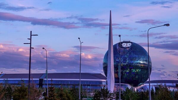 Розовые облака. Астана, 18 июня, 2018 г. - Sputnik Казахстан