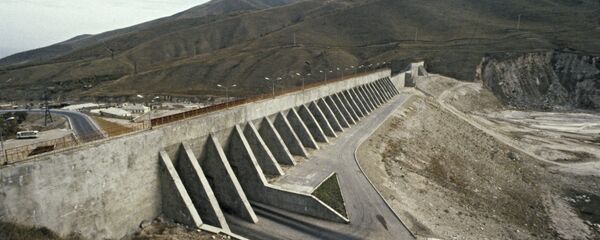 Селезащитная плотина, архивное фото - Sputnik Казахстан