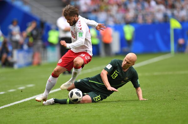 Футбол. ЧМ-2018. Матч Дания - Австралия  - Sputnik Казахстан