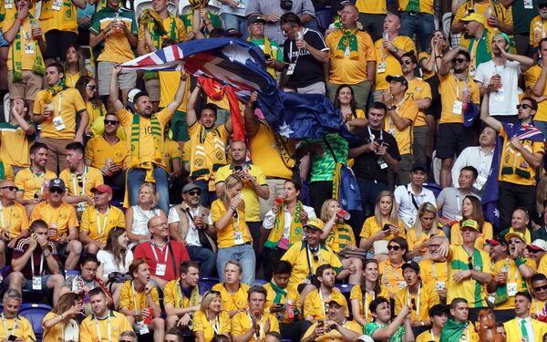 Футбол. ЧМ-2018. Матч Дания - Австралия  - Sputnik Казахстан