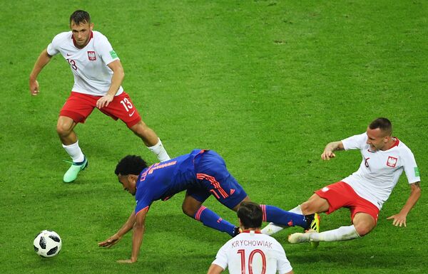Футбол. ЧМ-2018. Матч Польша - Колумбия Футбол. ЧМ-2018. Матч Польша - Колумбия - Sputnik Казахстан