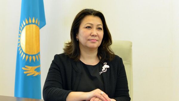 Директор департамента науки и человеческих ресурсов Минздрава Айгуль Каптагаева - Sputnik Казахстан