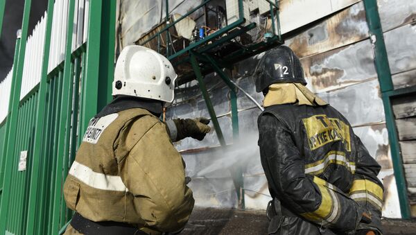 Пожарные, архивное фото - Sputnik Казахстан