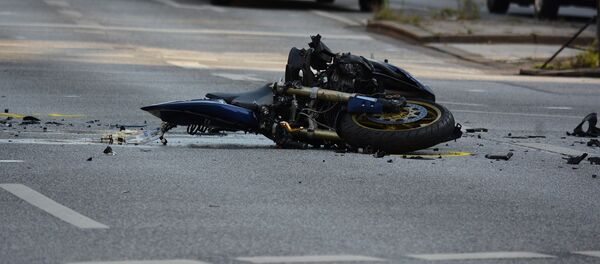 Авария, мотоцикл, иллюстративное фото Авария, мотоцикл, иллюстративное фото - Sputnik Казахстан