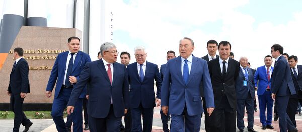 Глава государства посетил открытую экспозицию музея ракетно-космической техники, построенную Кызылординской областью в рамках проекта «Регионы в дар Астане» Глава государства посетил открытую экспозицию музея ракетно-космической техники, построенную Кызылординской областью в рамках проекта «Регионы в дар Астане» - Sputnik Казахстан