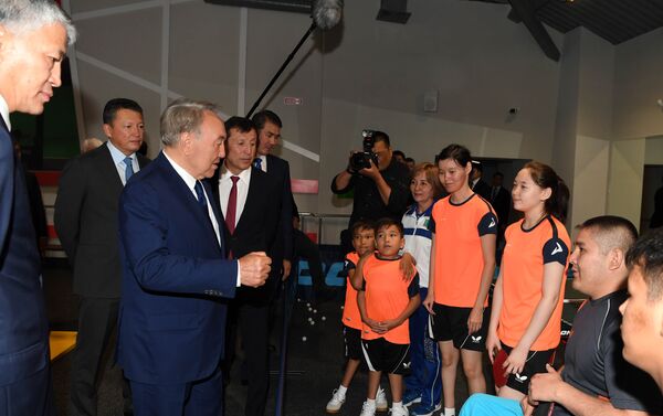 Посещение президентом паралимпийского тренировочного центра в Астане - Sputnik Казахстан