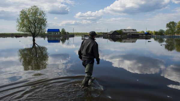Последствия сильного дождя, архивное фото - Sputnik Казахстан