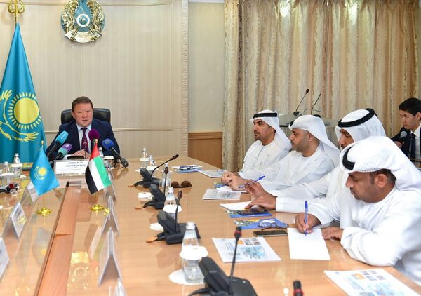 Арабская делегация в акимате СКО - Sputnik Казахстан