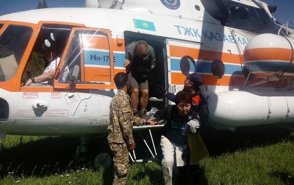 Казахстанские спасатели, пик Хан-Тенгри - Sputnik Казахстан