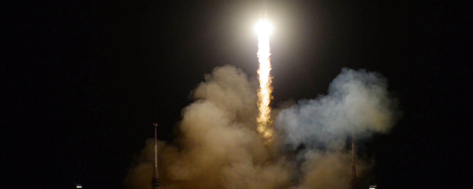 Запуск РН «Союз-2.1А» С ТГК «Прогресс МС-09» с космодрома Байконур - Sputnik Казахстан, 1920, 26.10.2022